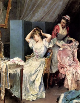  mundo Pintura - La dama realista de La Toilette Raimundo de Madrazo y Garreta